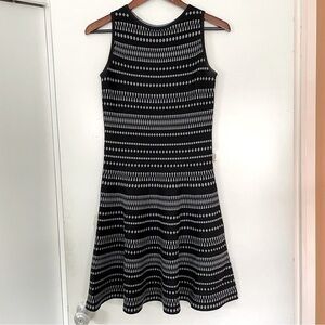 Nic+Zoe dress fit flare blue black size extra small